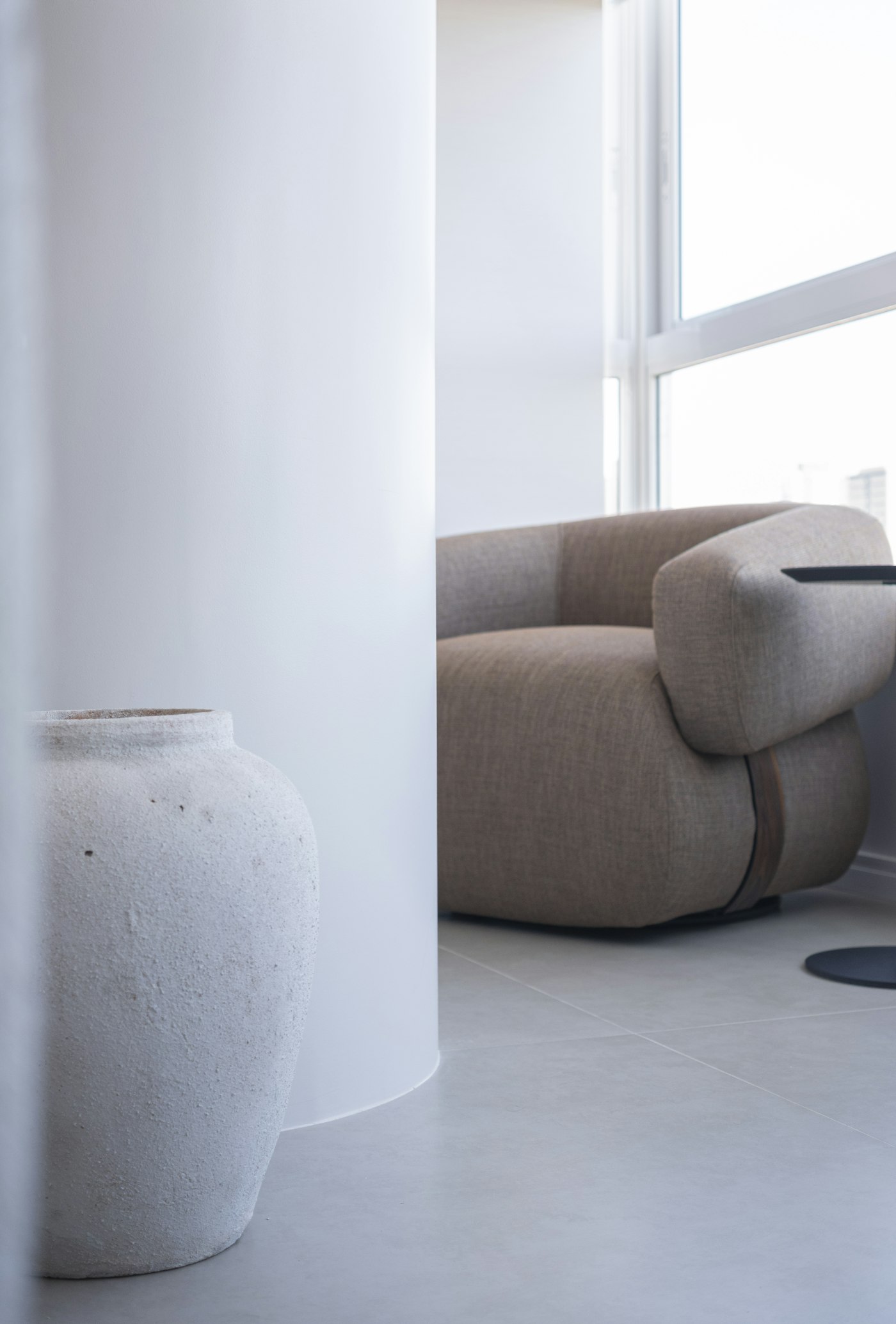 Form Armchair in a living room