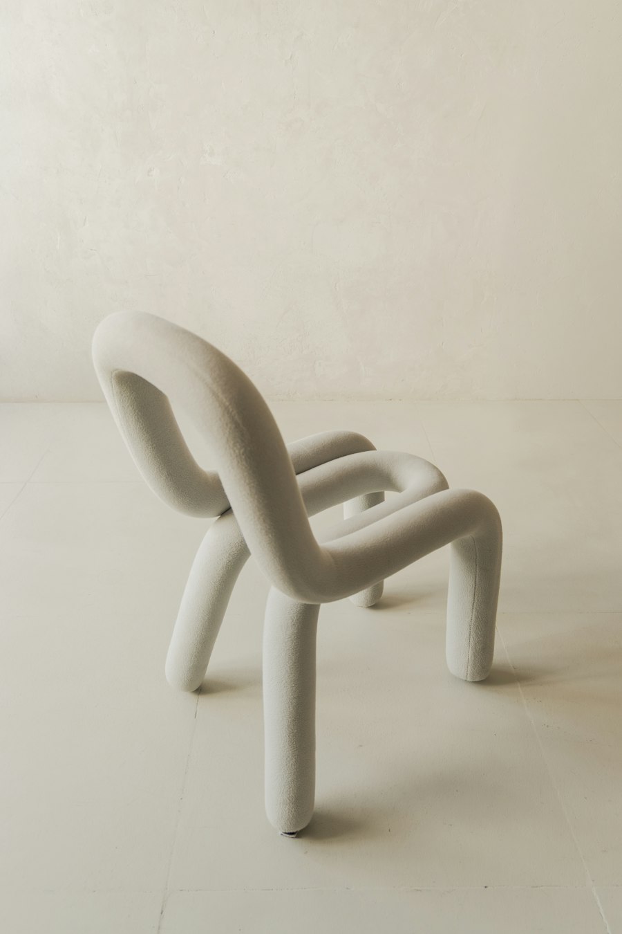 Form Armchair, ivory bouclé